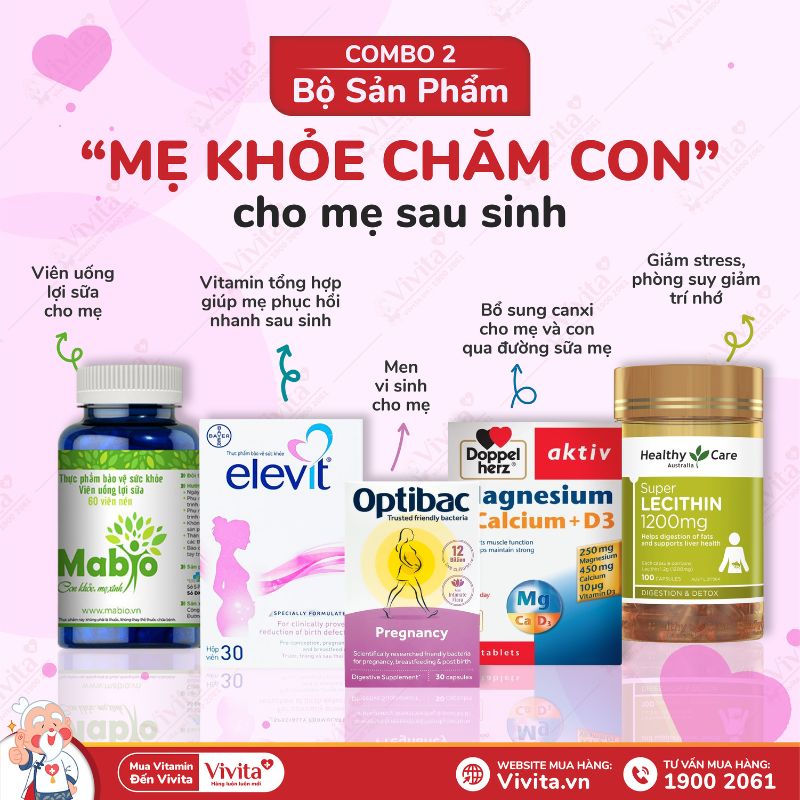 Vitamin tổng hợp cho mẹ sau sinh uống khi nào