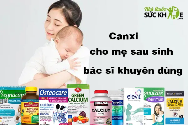 Thời gian uống sắt, canxi và vitamin tổng hợp cho mẹ sau sinh