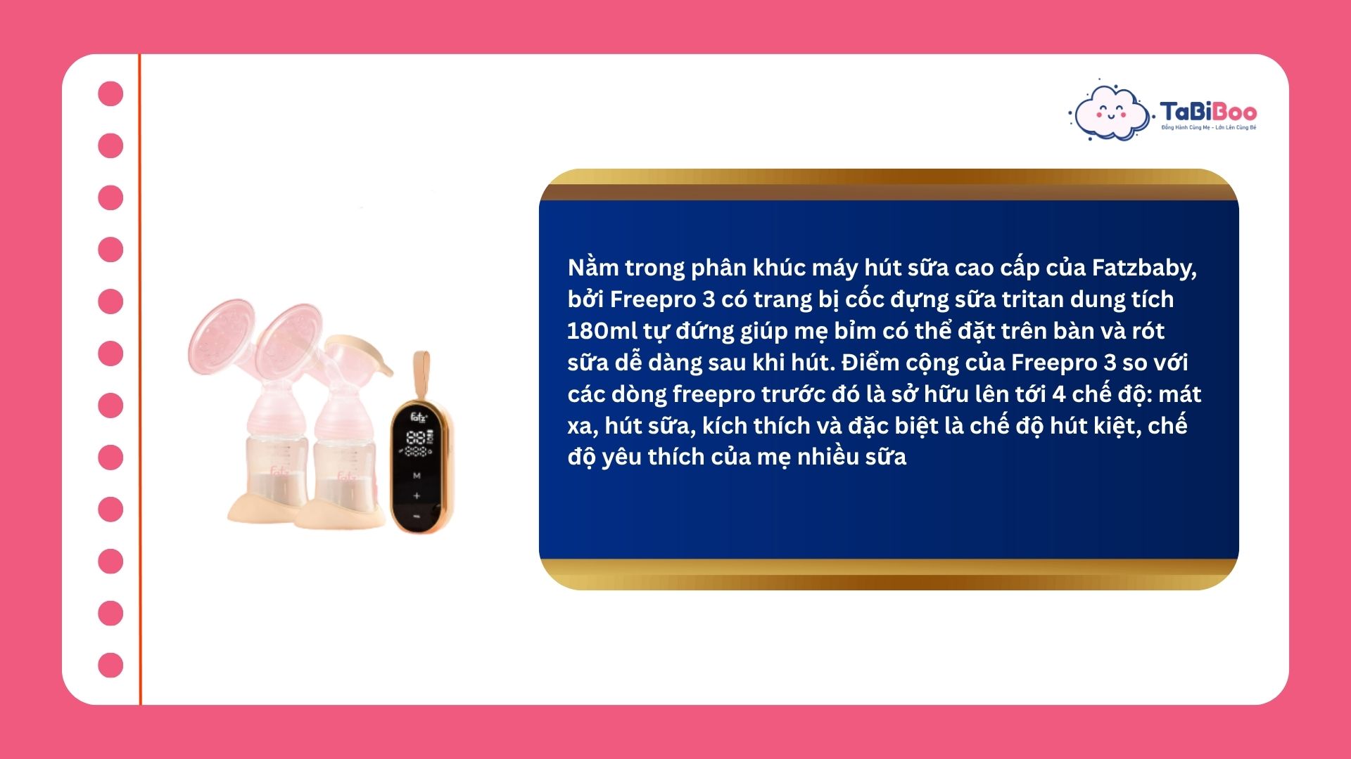 Máy hút sữa Fatz cầm tay – Giải pháp tiện lợi cho mẹ sau sinh