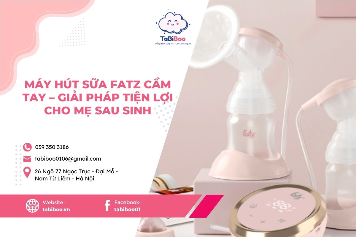 Máy hút sữa Fatz cầm tay – Giải pháp tiện lợi cho mẹ sau sinh