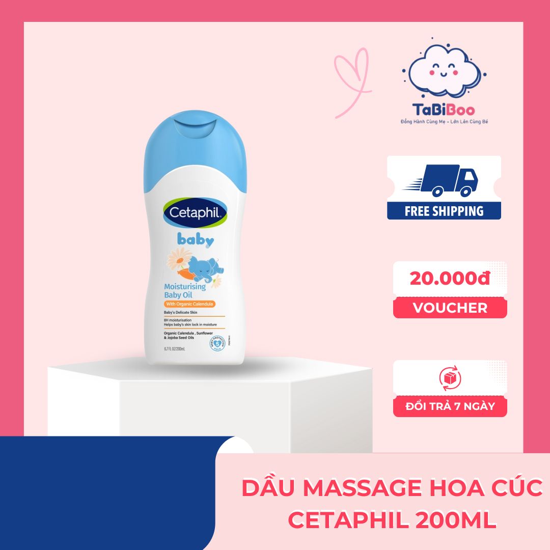Dầu massage hoa cúc Cetaphil 200ml