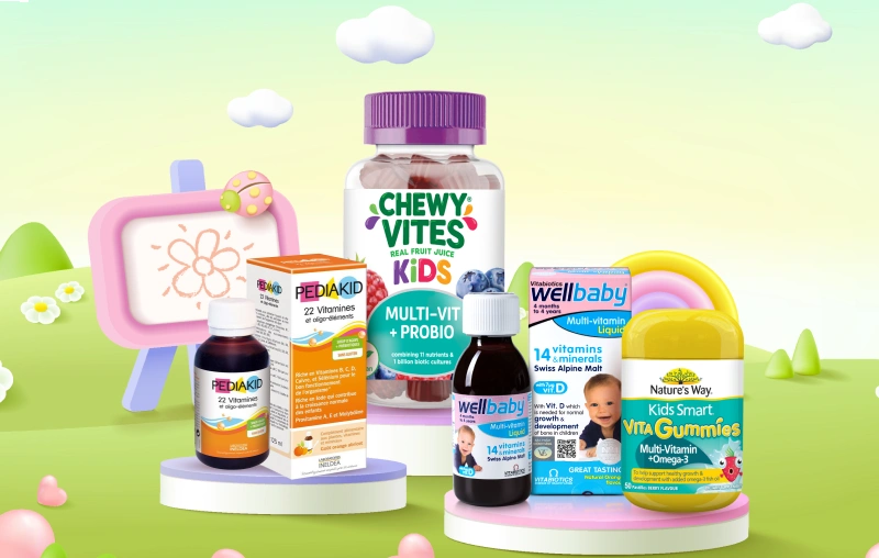 Bổ sung vitamin tổng hợp cho bé đúng cách